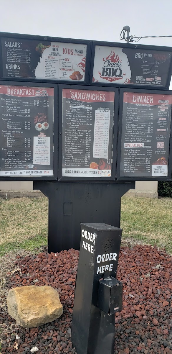 Menu Chuck's Bbq-2